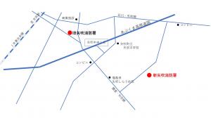 矢吹消防署案内図