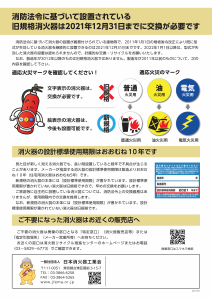 消火器交換裏