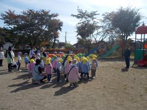 大信幼稚園　避難訓練1