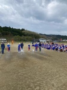 矢祭小学校避難訓練