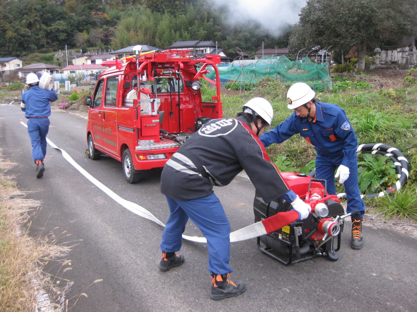 秋の署団合同訓練1