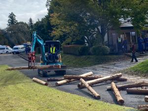 倒壊家屋からの救助訓練２